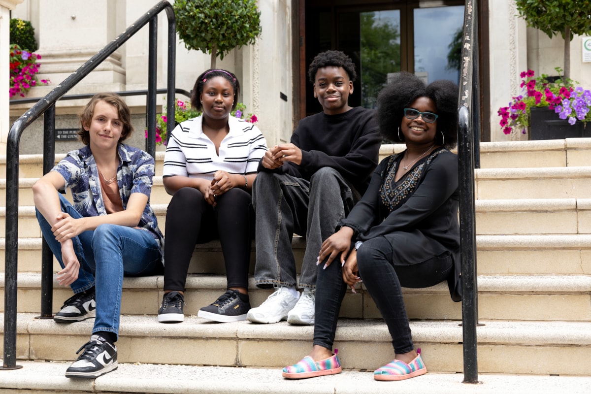 Chief Discovery Officers, from left, Tam, Teayanna, Cruz and Sidra