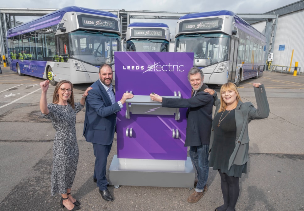 First Bus 'switch on' Bramley depot 1