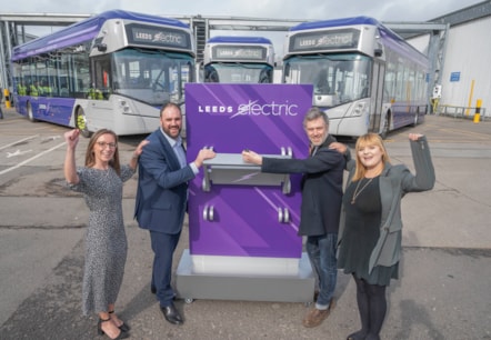 First Bus 'switch on' Bramley depot 1