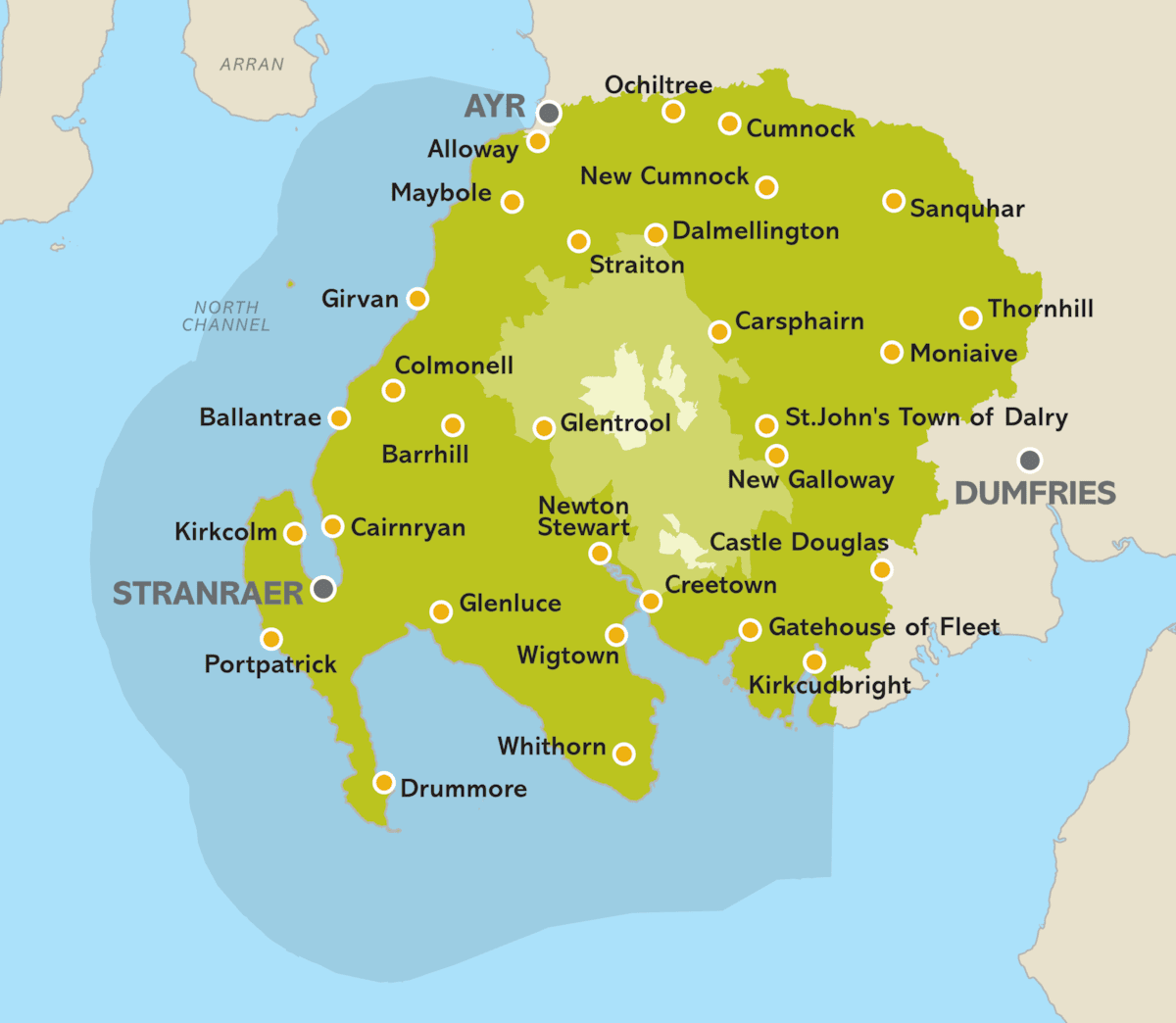 GSAB expanded boundary map