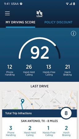 USAA SafePilot Score - Image