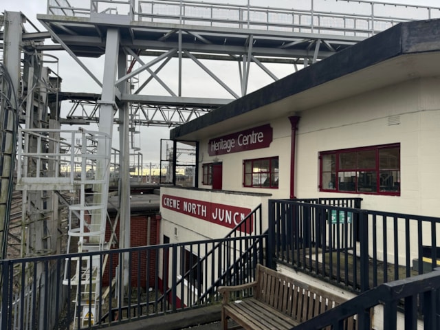 Crewe Heritage Centre sign