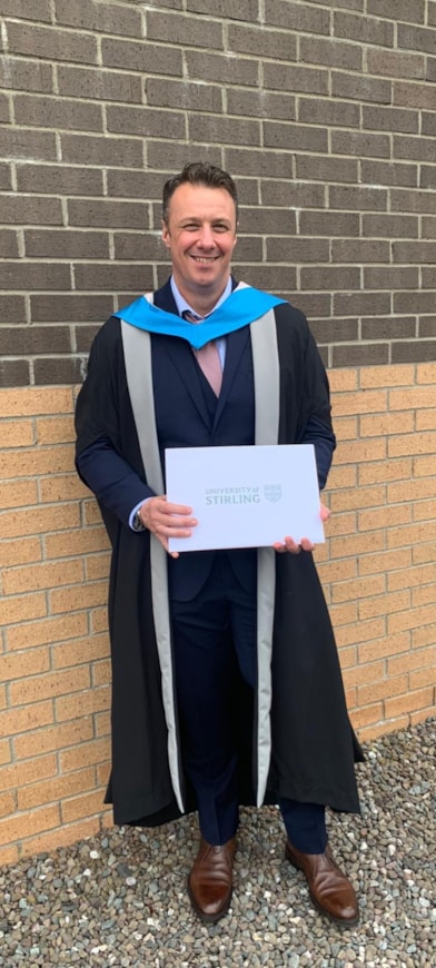 SAS staff member from Peebles first Paramedic to receive The Doctor of Professional Studies academic award.: Screenshot 20240626 114629 WhatsApp