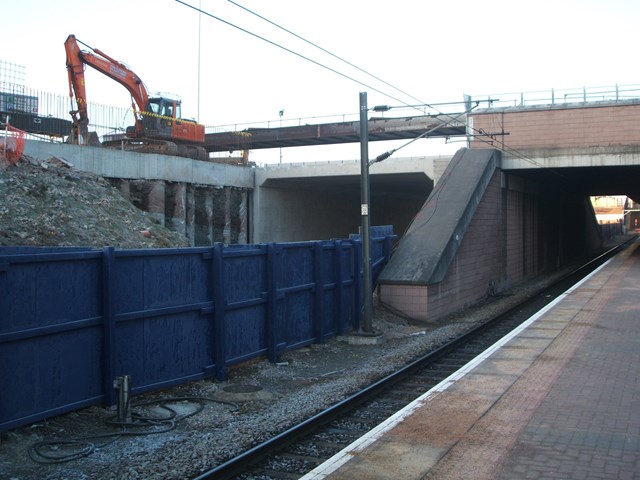 Manchester Airport bridge slide