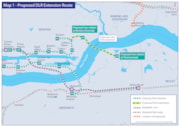 TfL Graphic - Map 1 Proposed DLR extension route: TfL Graphic - Map 1 Proposed DLR extension route
