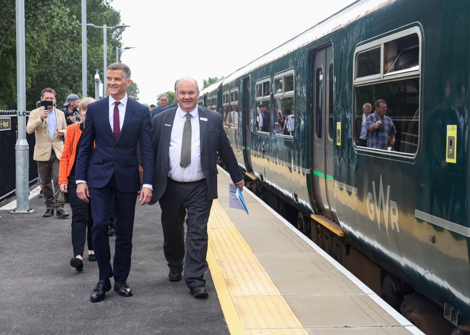 Marsh Barton station set to open to passengers following special ceremony attended by Transport Secretary