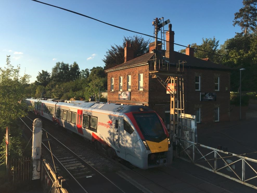 Greater Anglia passengers reminded to check before travelling on the Wherry lines in February 2020: Brundall Station