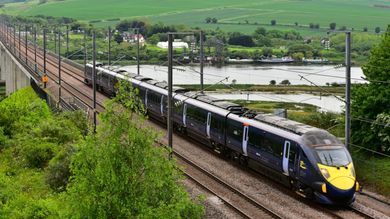 Game plan for Whitstable Town FC supporters travelling to Wembley on Sunday 11 May: High Speed Javelin 395 on Medway Crossing