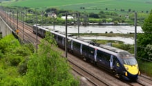 High Speed Javelin 395 on Medway Crossing: High Speed Javelin 395 on Medway Crossing