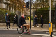 TfL Image - Pete Reed OBE crossing the road 2: TfL Image - Pete Reed OBE crossing the road 2