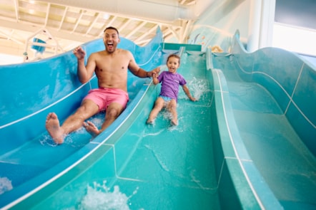 Indoor slide at Primrose Valley