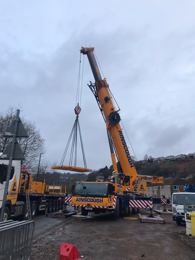 Llanhilleth crane lift portrait 2