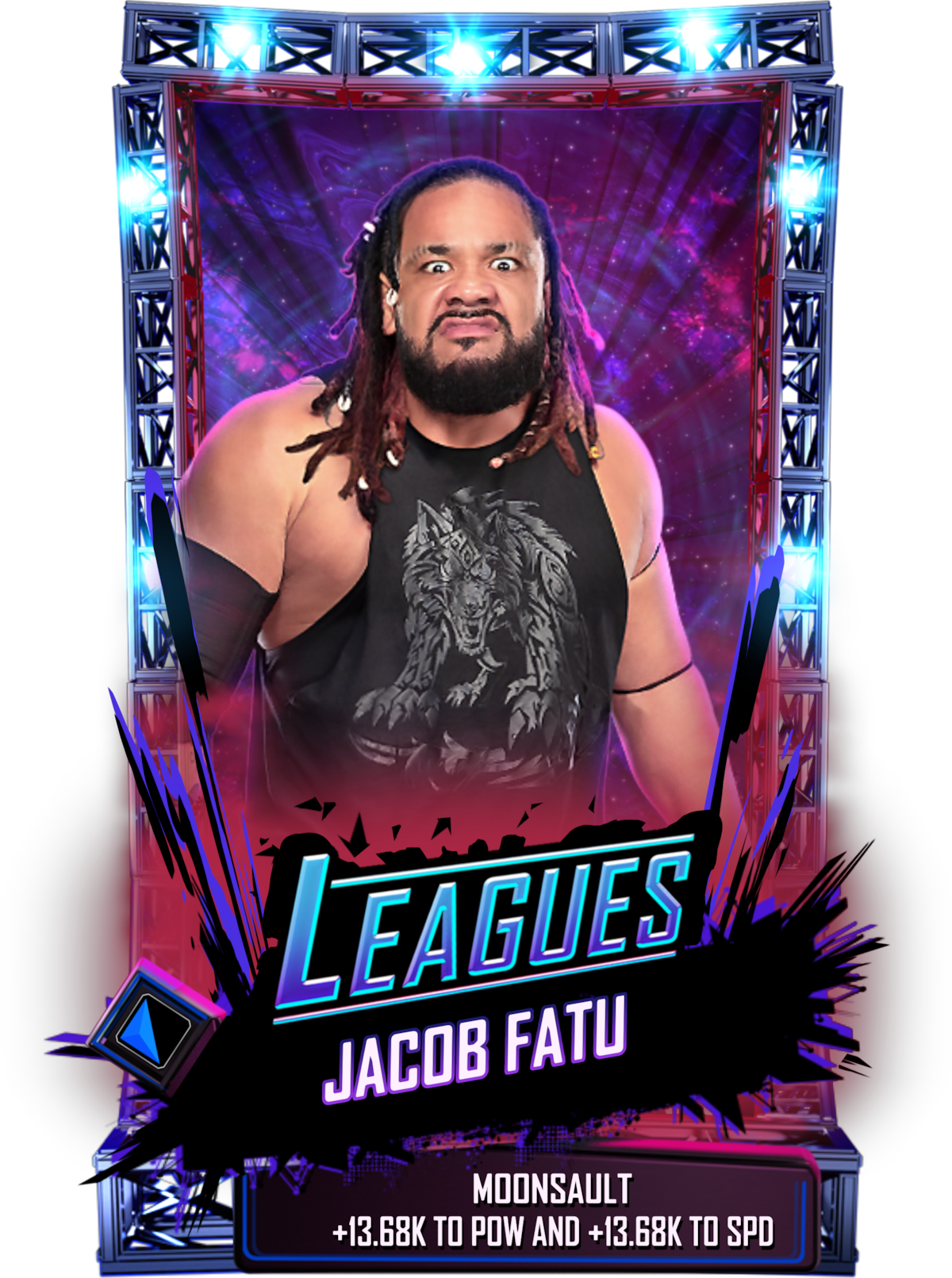 WWE SuperCard Jacob Fatu Adventure