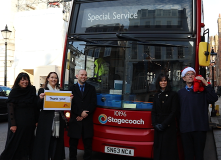 Stagecoach help with festive trip