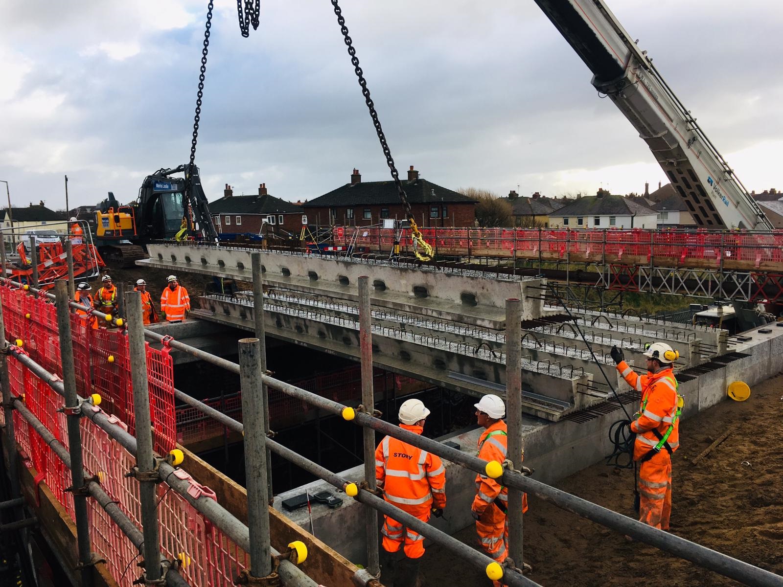 Blackpool South Line Reopens After Major Phase Of Bridge Replacement In ...