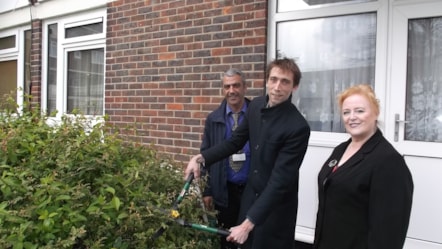 Residents involved in the Garden swap scheme