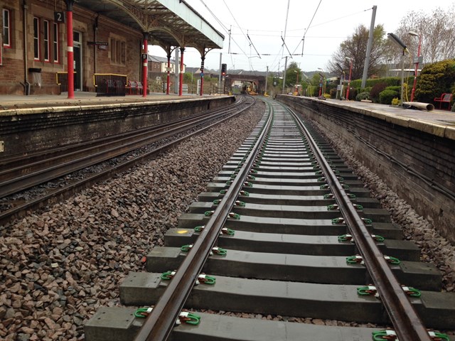 Easter upgrades on the West Coast main line at Penrith