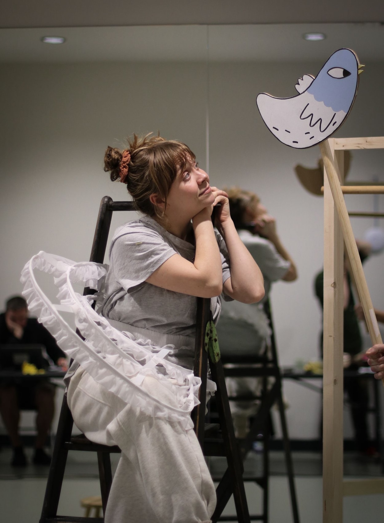 Leeds Storytelling Festival 2026 6 - Photo by Antony Jones: Wrongsemble Rehearsal. Photo by Antony Jones.