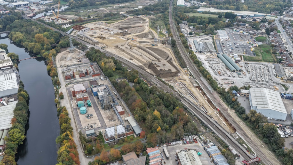 Ravensthorpe station closure: brand-new station to open in 2028: RVN Triangle birdseye