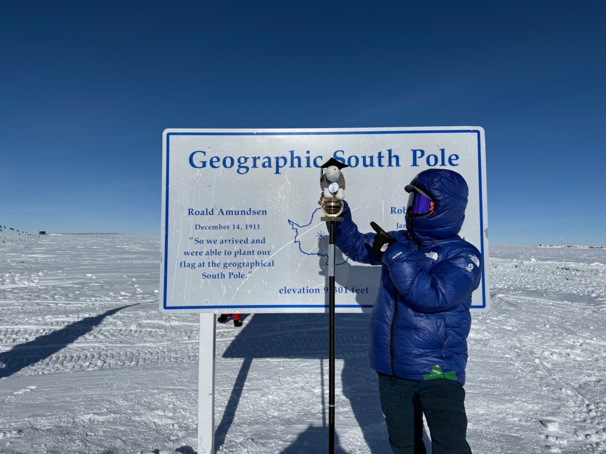 Bin Sun Herdy Antarctica South Pole