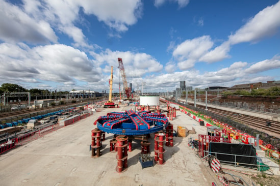 TBM Karen cutterhead at Old Oak Common