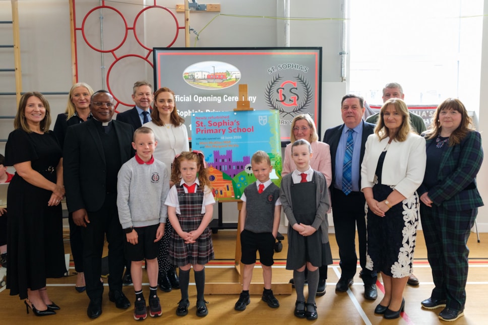 The official opening of St Sophia's Primary