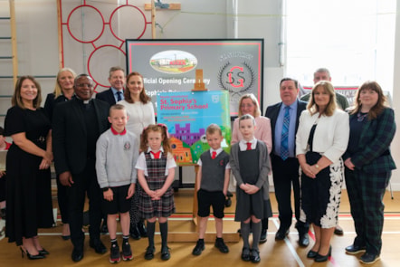The official opening of St Sophia's Primary
