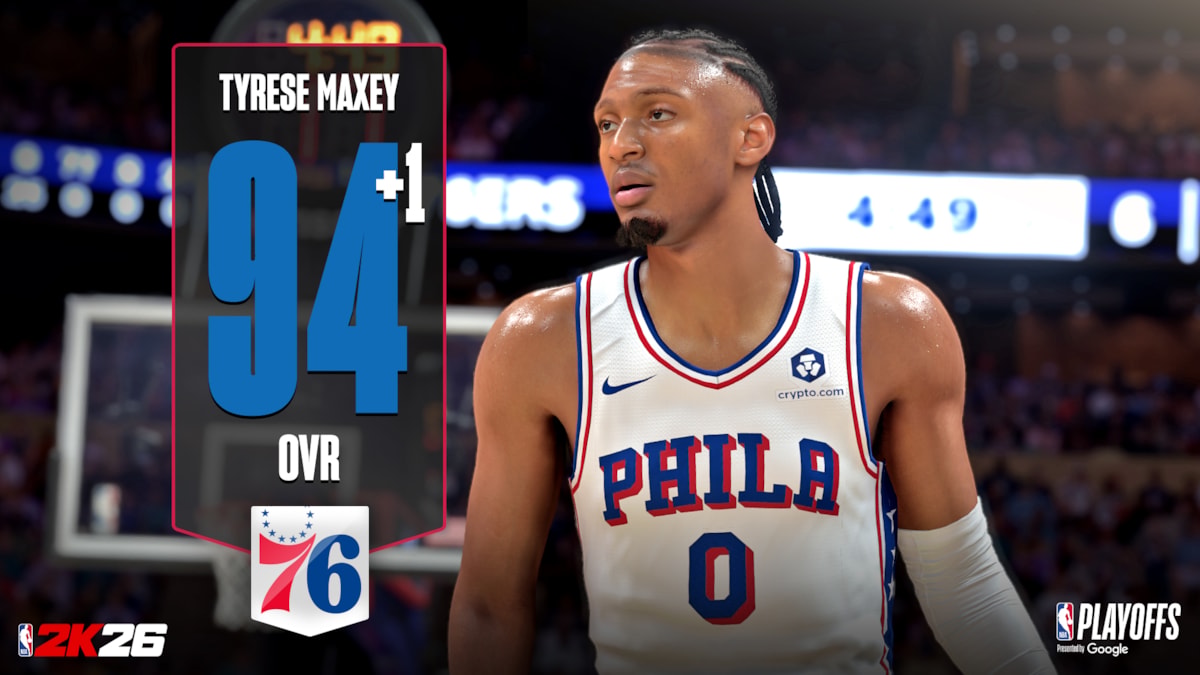 NBA 2K26 Ratings 10 - Tyrese Maxey Horizonal