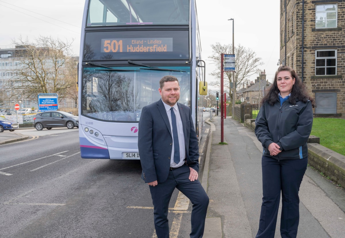 501 service to Huddersfield Royal Infirmary2