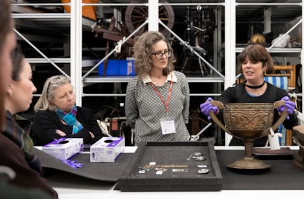 Curators meet the makers at the National Museums Collection Centre. Photo © Neil Hanna (5)