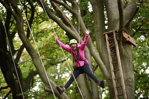 Lisa Sourbutts founder CUBE HR at outdoor event at Women Scaling Up