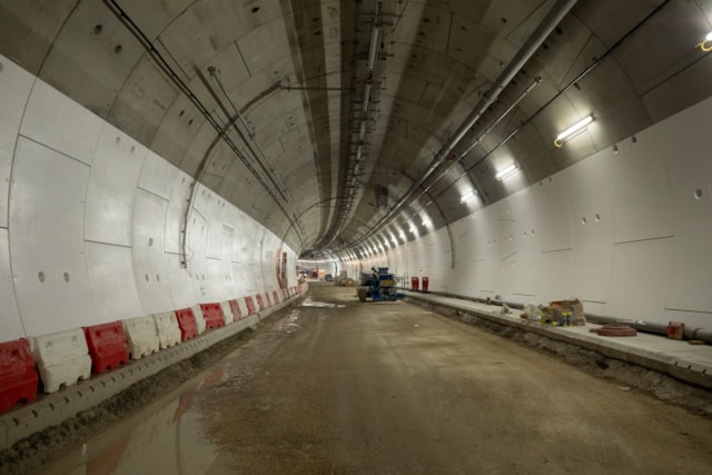 TfL Image - Inside of new Silvertown Tunnel