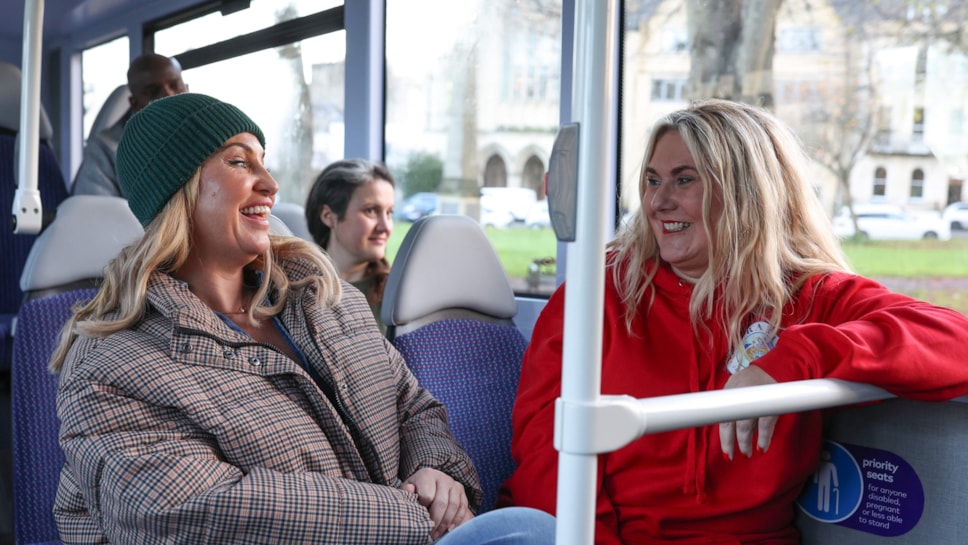 Josie Gibson x First Bus 1