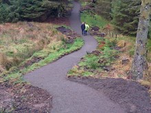 Gouk Hill path: Please credit Scottish Natural Heritage (SNH).