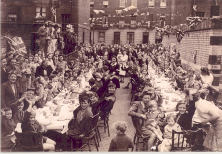 VE Day Street Party, Islington. Image credit Local History Centre-4