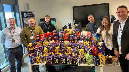 TPE staff have collected 130 chocolate eggs for Mustard Tree (2)