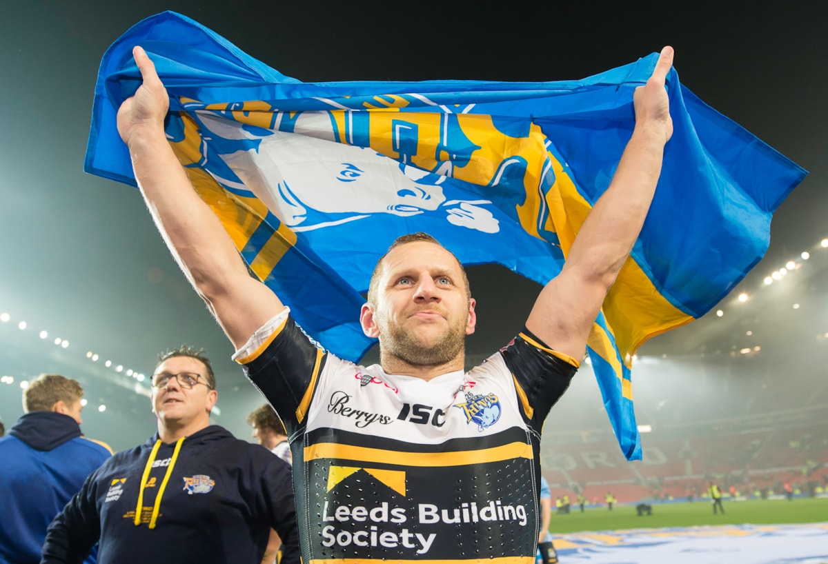 An image of Leeds Rhinos legend Rob Burrow