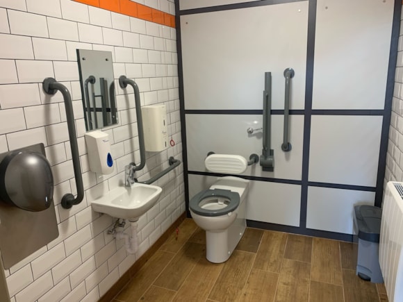 TfL opens new accessible toilet at White Hart Lane London Overground station as next steps in ambitious toilets programme announced: TfL Image - New facility at White Hart Lane station