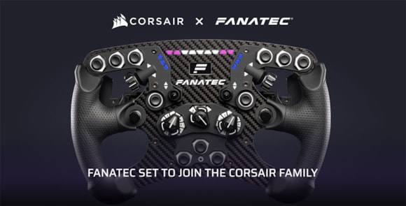 CORSAIR is set to acquire Fanatec Sim Racing: CORSAIR-x-Fanatec-en