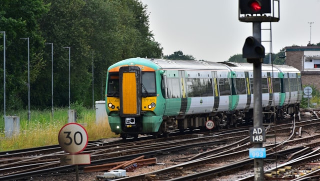 Emergency landslip works mean buses replace trains between Redhill and Tonbridge: A Southern service at Tonbridge station