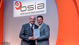 Joseph Thompson (pictured left) crowned winner of the national BSIA awards for customer service excellence: Joseph Thompson (pictured left) crowned winner of the national BSIA awards for customer service excellence