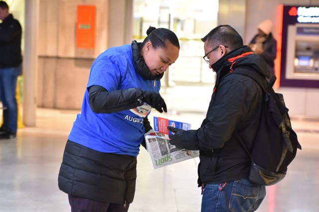 Significant temporary changes to South West Trains services: six months to go: Leaflets and maps are being provided to passengers to notify them of upcoming changes in August (3)