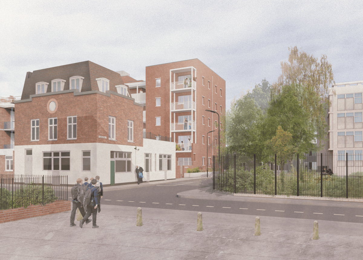 Proposals for new homes at Weymouth Court (credit Balaam Murphy)