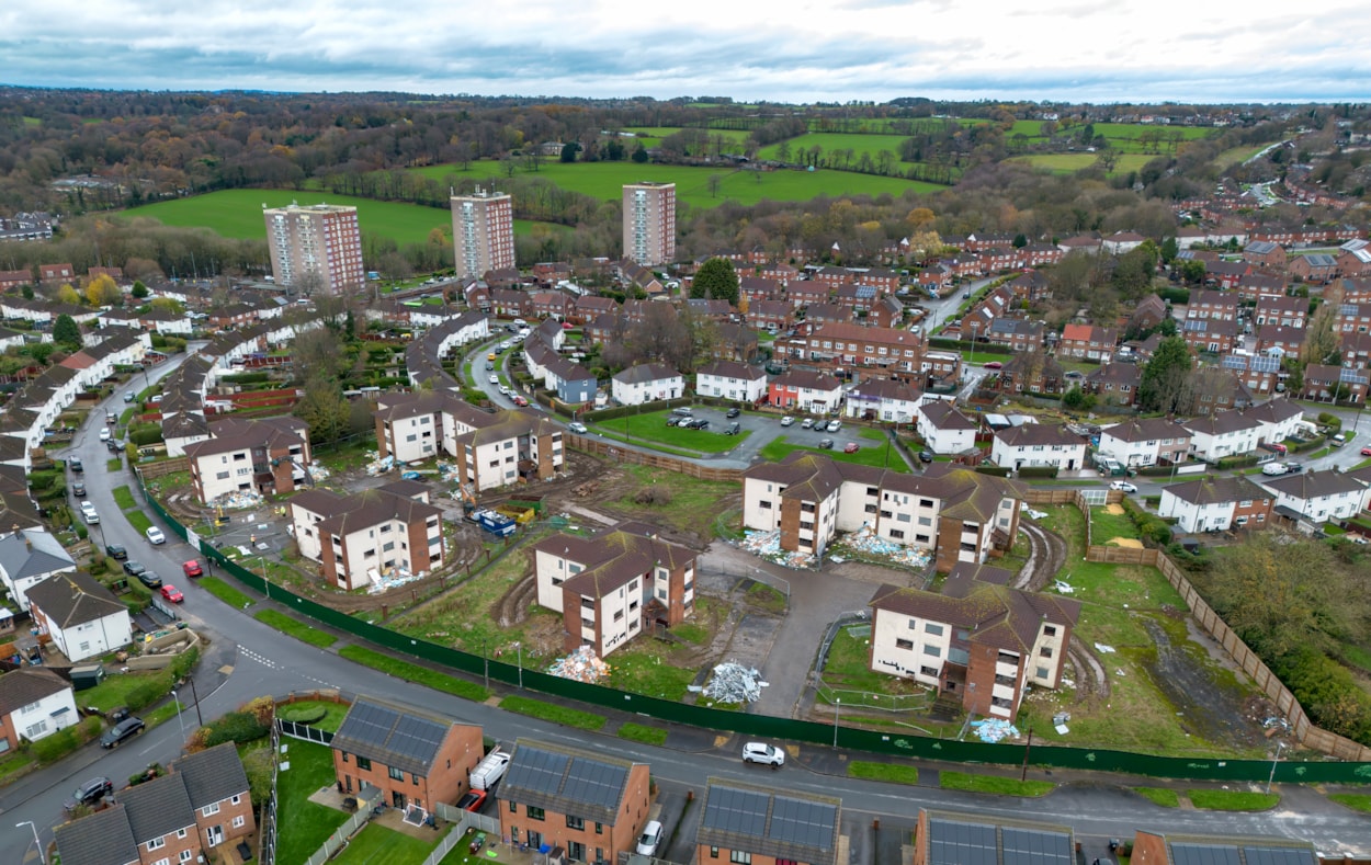 Kingsdale 5: The former Kingsdale Court flats complex in Seacroft, Leeds.