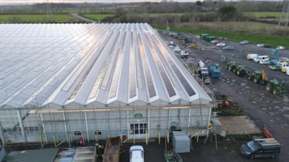 Solar panels installed at council garden centre to reduce energy consumption