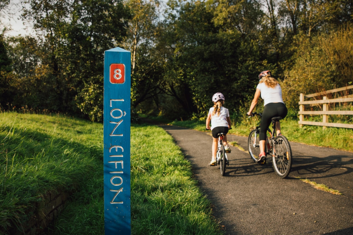 Cycling - Lon Eifion cycle route-2