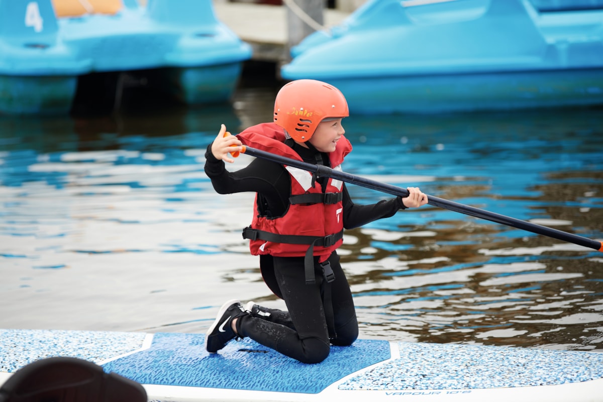 Paddle boarding at Lakeland