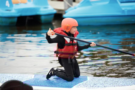 Paddle boarding at Lakeland