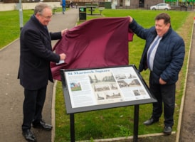A walk through history in Kilmarnock's newest square