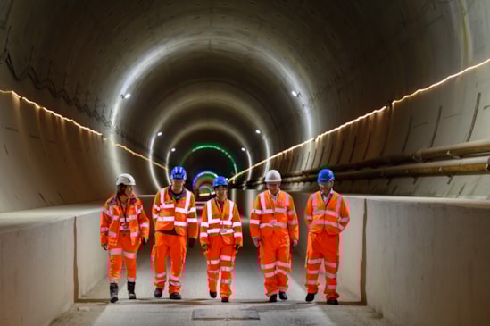 HS2 CEO Mark Wild and Chair Mike Brown host DfT Permanent Secretary at HS2's Chiltern tunnel: HS2 CEO Mark Wild and Chair Mike Brown host DfT Permanent Secretary at HS2's Chiltern tunnel